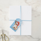 Happy Howlidays Chihuahua Cadeaulabel (Met Touw)