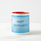 Happy Howlidays Chocolate Lab Mok (Midden)