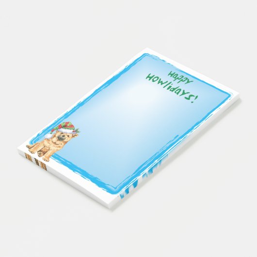 Happy Howlidays Chow Chow Post-it® Notes (Schuin)