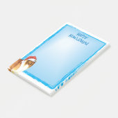 Happy Howlidays Collie Post-it® Notes (Schuin)