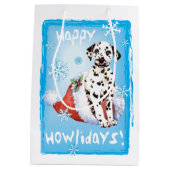 Happy Howlidays Dalmatian Medium Cadeauzakje (Achterkant)