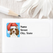 Happy Howlidays English Springer Spaniel Etiket (Insitu)