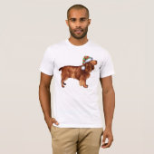 Happy Howlidays Field Spaniel T-Shirt (Devant entier)