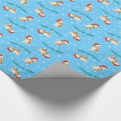 Happy Howlidays Grote Pyreneeën Cadeaupapier (Hoek)