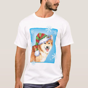 Happy Howlidays IJslandse Sheepdog T-shirt