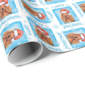 Happy Howlidays Irish Setter Cadeaupapier (Rol Hoek)