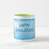 Happy Howlidays Irish Setter Mok (Midden)