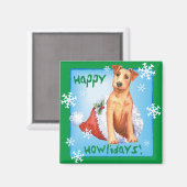 Happy Howlidays Irish Terrier Magnet (Recto/Verso)