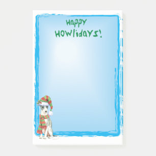 Happy Howlidays Italiaans Greyhound Post-it® Notes