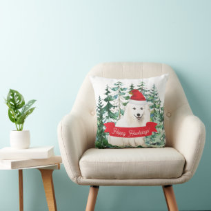 Happy Howlidays Japanse Spitz Dog Kerstmis Kussen