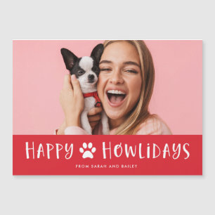 Happy Howlidays met foto Funny Dog Kerstmis