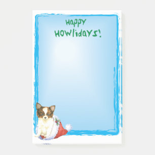 Happy Howlidays Papillon Post-it® Notes
