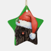 Happy Howlidays Puli Keramisch Ornament (Rechts)