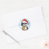 Happy Howlidays PWD Ronde Sticker (Envelop)