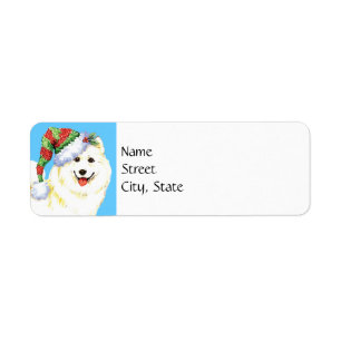 Happy Howlidays Samoyed Etiket