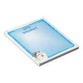 Happy Howlidays Samoyed Notitieblok (Schuin)