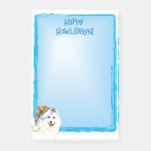 Happy Howlidays Samoyed Post-it® Notes (Voorkant)