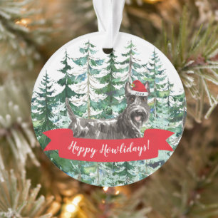 Happy Howlidays Scottish Terrier Dog Kerstmis Ornament