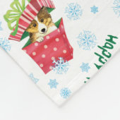 Happy Howlidays Sheltie Fleece Deken (Hoek)