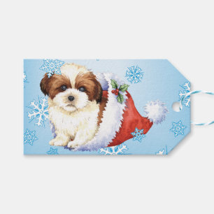 Happy Howlidays Shih Tzu Cadeaulabel