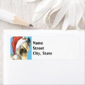 Happy Howlidays Skye Terrier Etiket (Insitu)