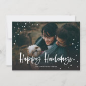 Happy Howlidays Snow Stippen Dog | Pet (Voorkant)