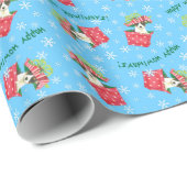 Happy Howlidays Speelgoed Fox Terrier Cadeaupapier (Rol Hoek)