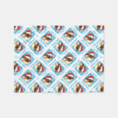 Happy Howlidays Tibetan Spaniel Fleece Blanket (Voorkant (Horizontaal))