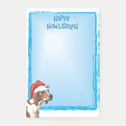 Happy Howlidays Treing Walker Post-it® Notes (Voorkant)