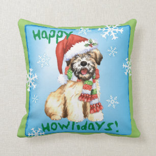 Happy Howlidays Wheaten Kussen