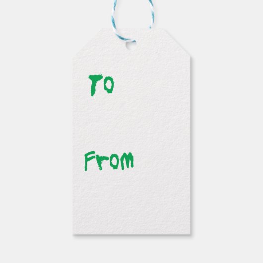 Happy Howlidays Whippet Cadeaulabel (Achterkant)