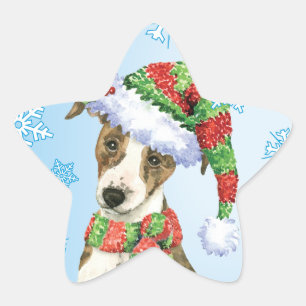 Happy Howlidays Whippet Ster Sticker