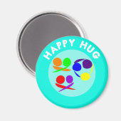 HAPPY HUG MAGNEET (Voorkant / Achterkant)