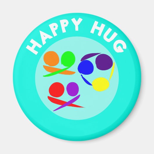 HAPPY HUG MAGNEET (Voorkant)