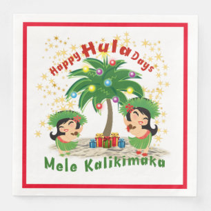 Happy Hula Days 3 Paper Napkin Servet