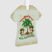 Happy Hula Days 3 Shirt Ornament (voorkant)