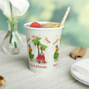 Happy Hula Days Paper Cup Papieren Bekers