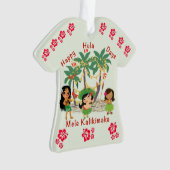 Happy Hula Days Shirt Ornament (voorkant)