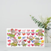 Happy Huladays Christmas Kaart (Staand voorkant)