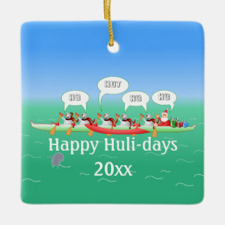 Happy Huli-days Keramisch Ornament