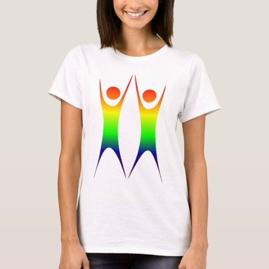 Happy Human T-shirt (Voorkant)