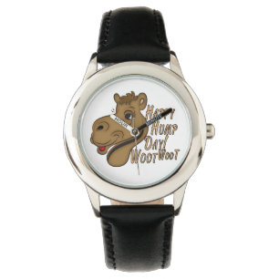 Happy Hump Day Camel Face Kinder horloge