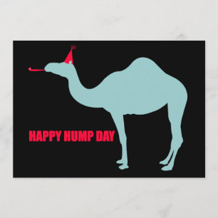 Happy Hump Day Camel Invitations Kaart