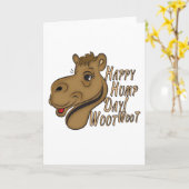 Happy Hump Day Woot Kaart (Gele Bloem)