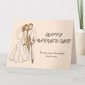 Happy huwelijksleven kaart