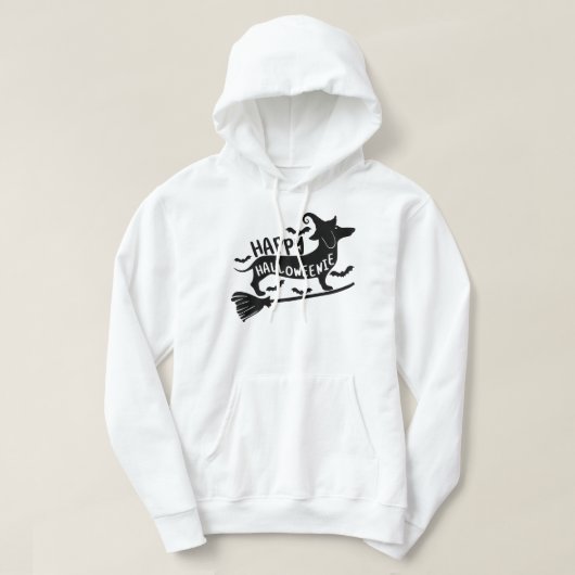 Happy HWeenie Dachshund Pumpkin Skeleton Hoodie (Design voorkant)