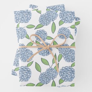 Happy Hydrangea Gift Wrap Inpakpapier Vel