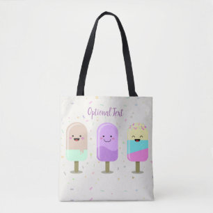 Happy Ice Cream glimlachend bars en popsicles Draagtas