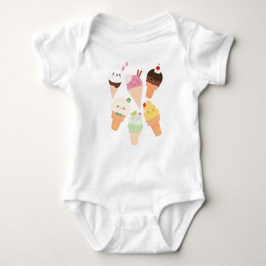 Happy Ice Creams Romper (Voorkant)
