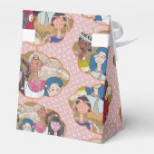 Happy Illustrated Gift Favor Box Bedankdoosjes (Achterkant)